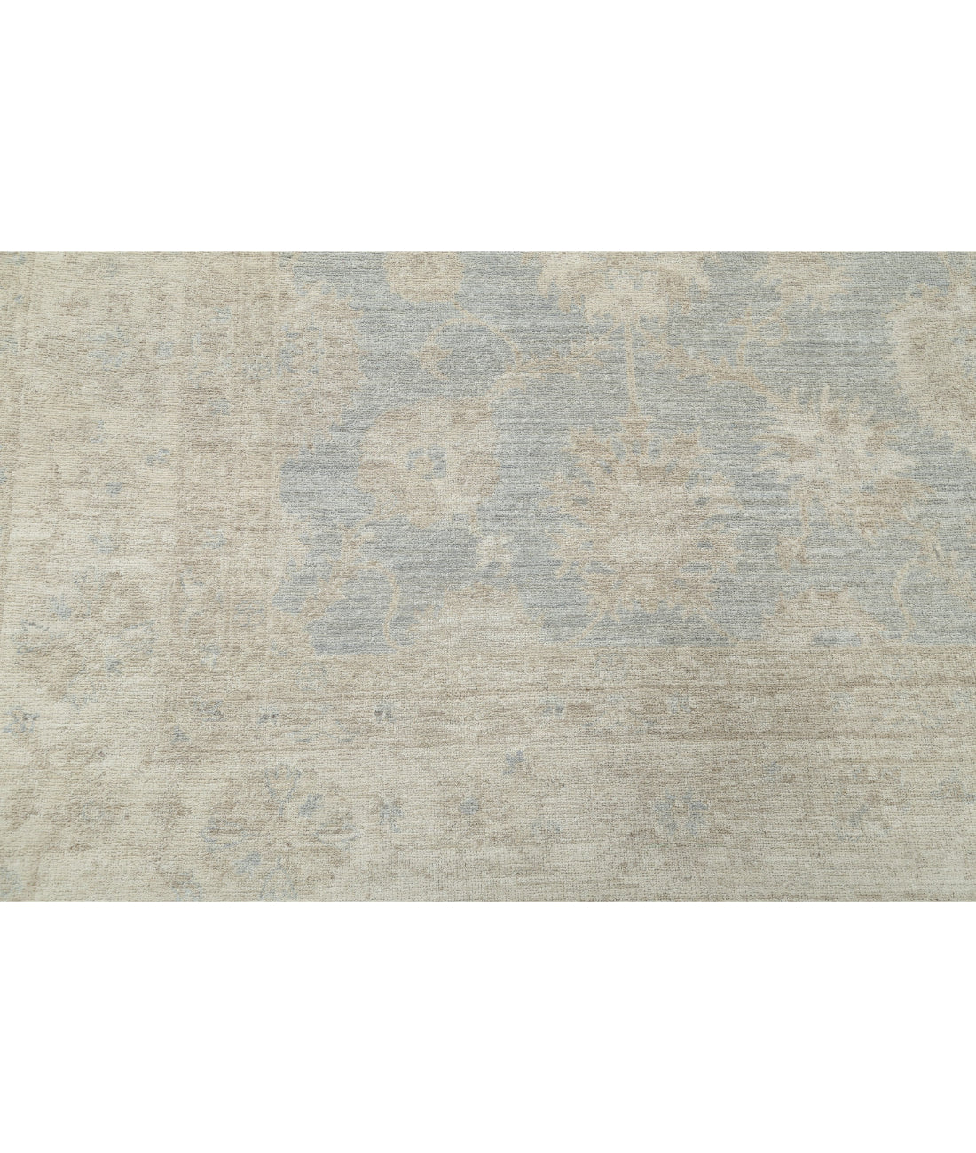 Serenity 7'10'' X 11'3'' Hand-Knotted Wool Rug 7'10'' x 11'3'' (235 X 338) / Blue / Ivory