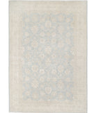 Serenity 7'10'' X 11'3'' Hand-Knotted Wool Rug 7'10'' x 11'3'' (235 X 338) / Blue / Ivory