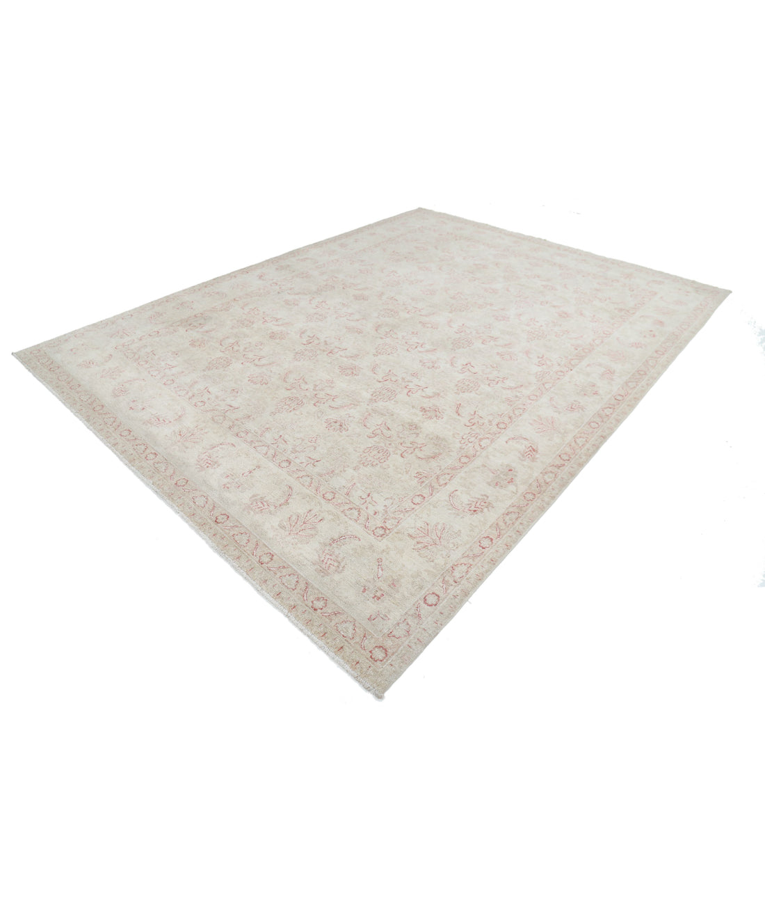 Serenity 8'10'' X 11'5'' Hand-Knotted Wool Rug 8'10'' x 11'5'' (265 X 343) / Ivory / Red