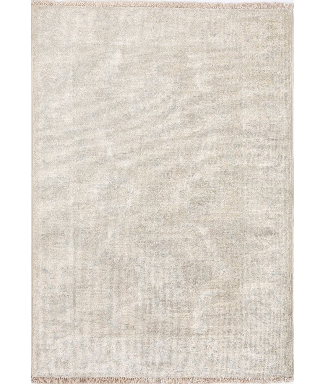 Serenity 2'2'' X 3'1'' Hand-Knotted Wool Rug 2'2'' x 3'1'' (65 X 93) / Beige / Ivory