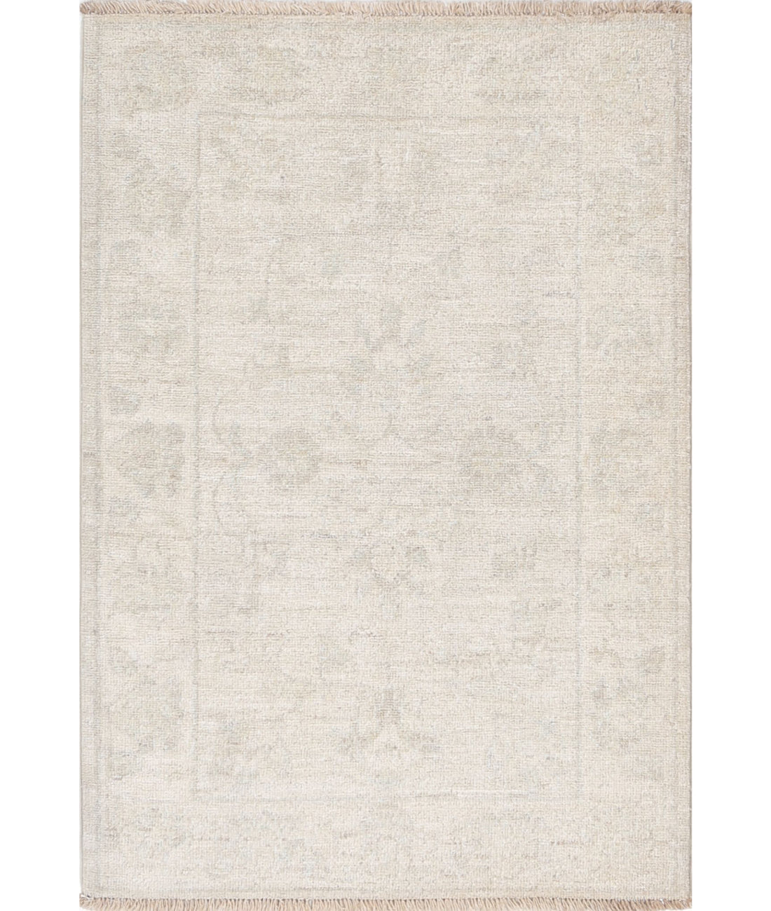 Serenity 2'2'' X 3'1'' Hand-Knotted Wool Rug 2'2'' x 3'1'' (65 X 93) / Beige / Ivory