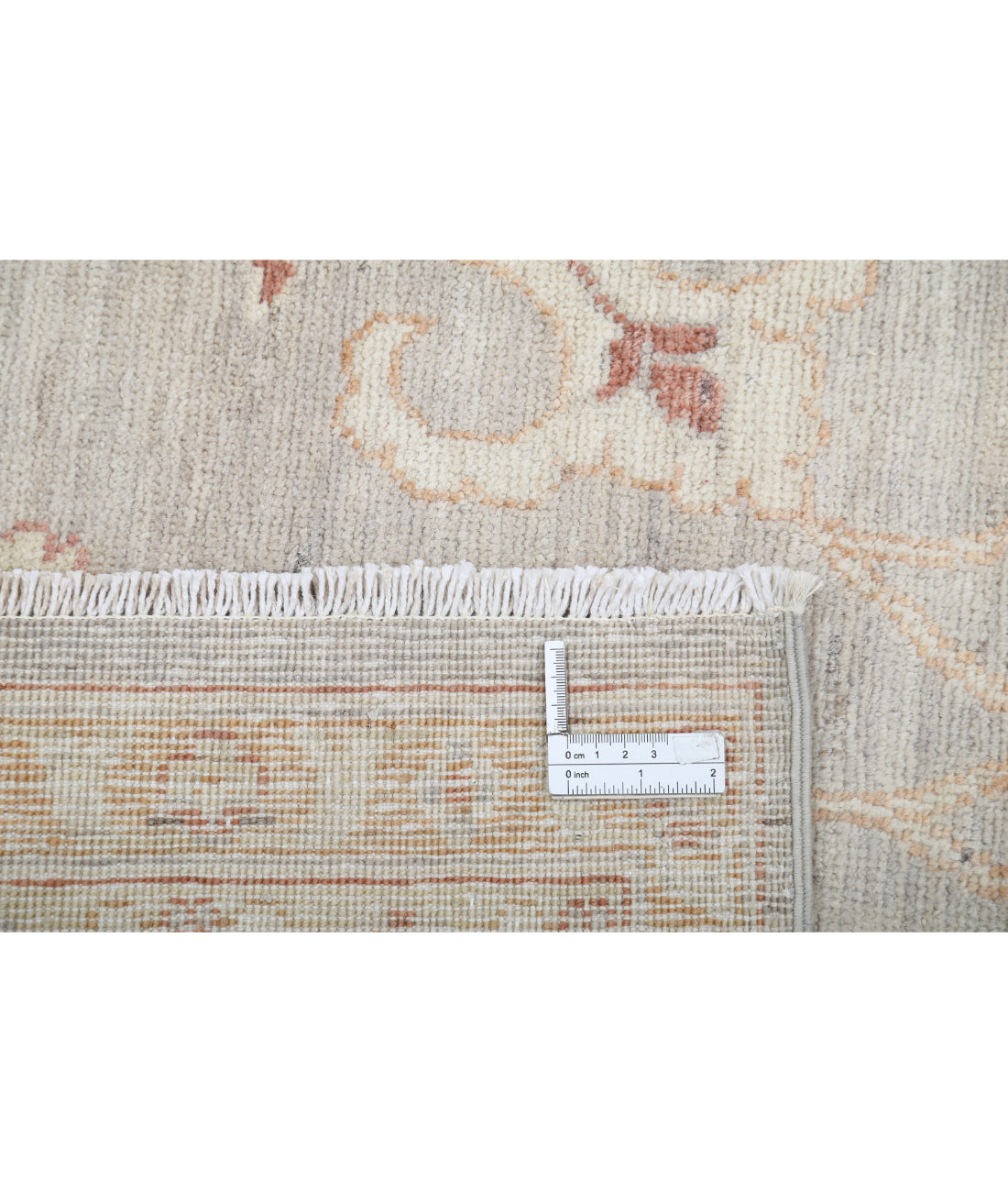 Serenity 8'9'' X 11'6'' Hand-Knotted Wool Rug 8'9'' x 11'6'' (263 X 345) / Grey / Ivory