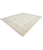 Serenity 11'8'' X 14'6'' Hand-Knotted Wool Rug 11'8'' x 14'6'' (350 X 435) / Ivory / Taupe