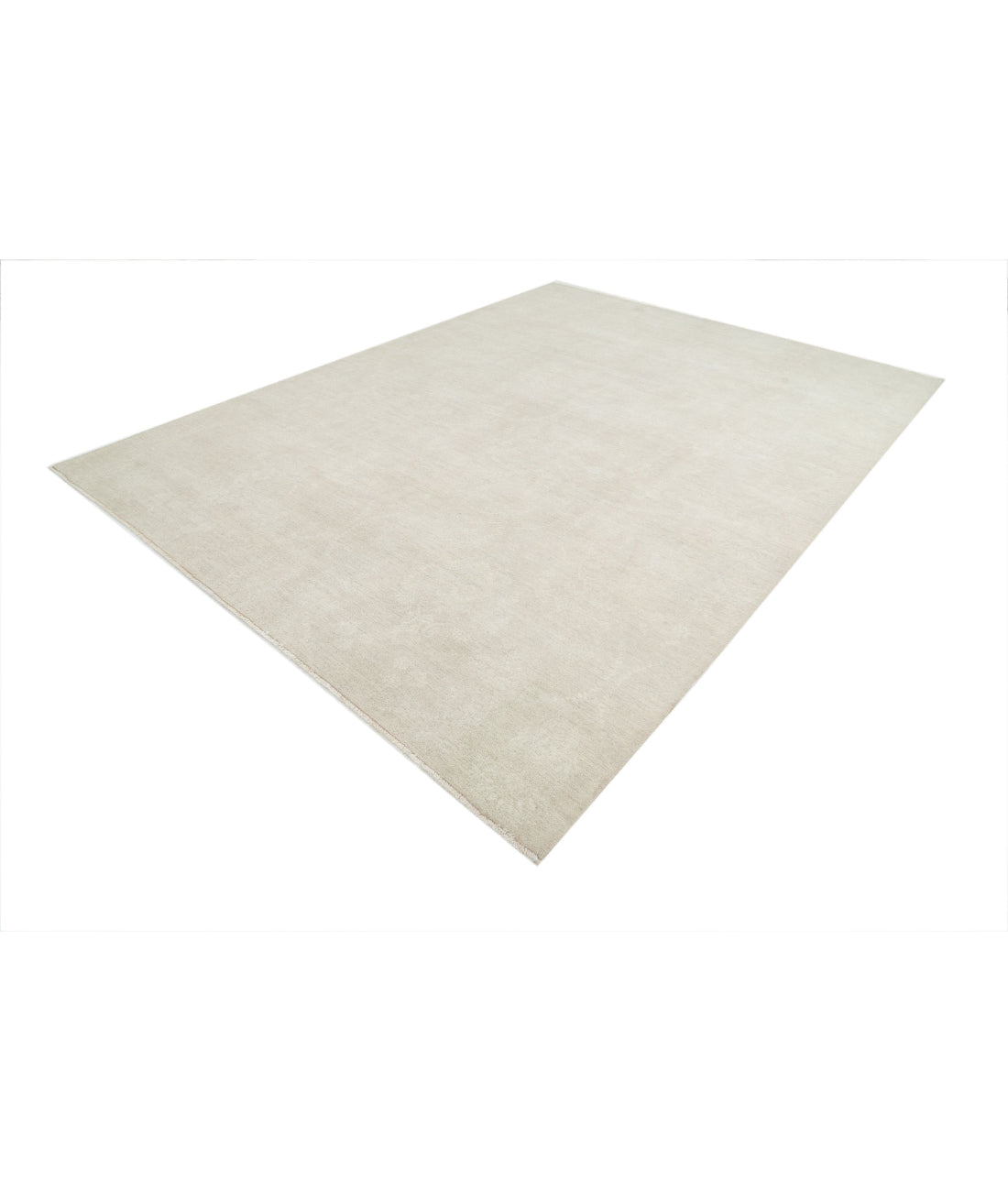 Serenity 8'9'' X 11'7'' Hand-Knotted Wool Rug 8'9'' x 11'7'' (263 X 348) / Taupe / Ivory