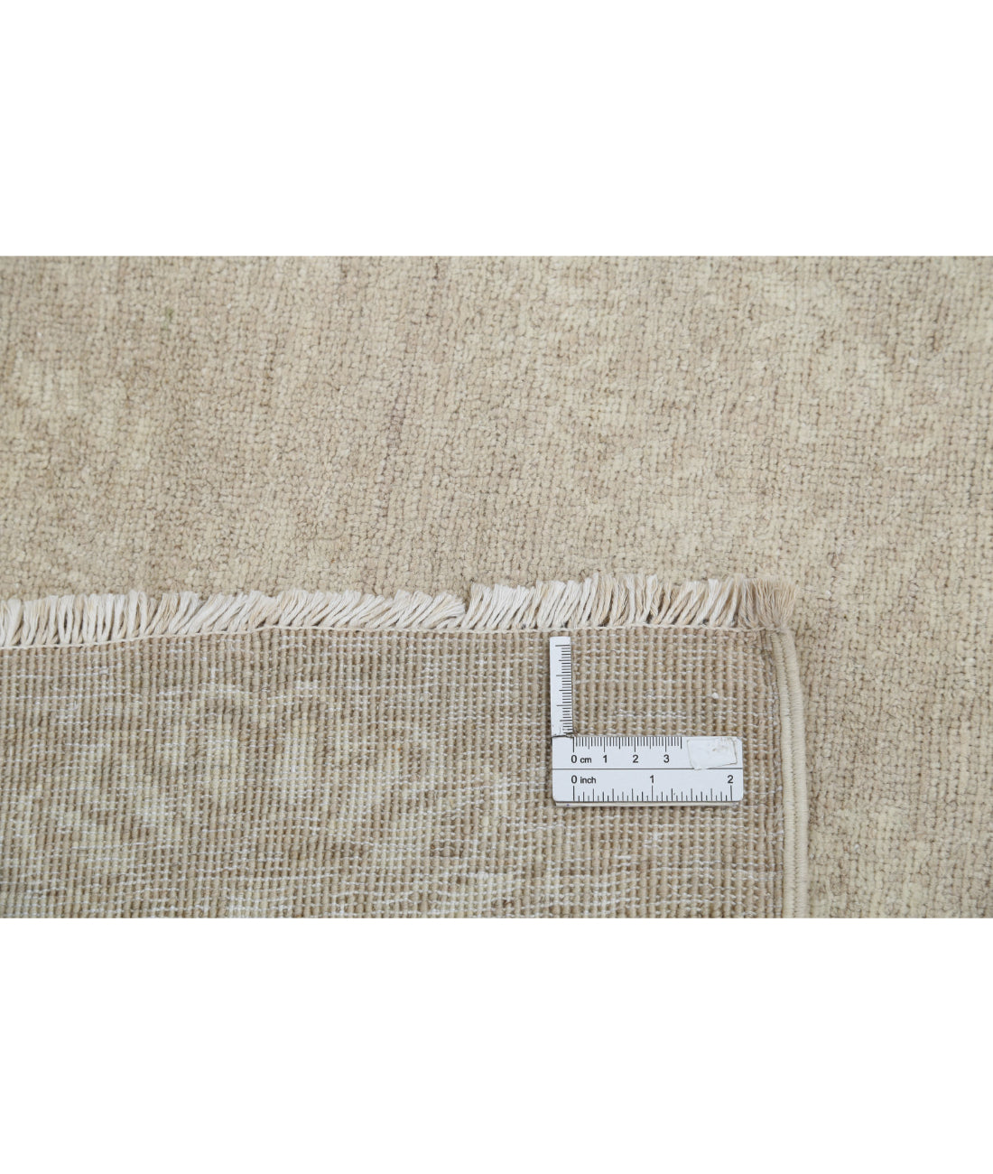 Serenity 8'9'' X 11'7'' Hand-Knotted Wool Rug 8'9'' x 11'7'' (263 X 348) / Taupe / Ivory