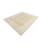 Serenity 7'10'' X 9'5'' Hand-Knotted Wool Rug 7'10'' x 9'5'' (235 X 283) / Orange / Ivory
