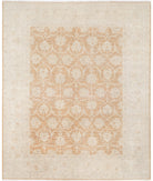 Serenity 7'10'' X 9'5'' Hand-Knotted Wool Rug 7'10'' x 9'5'' (235 X 283) / Orange / Ivory