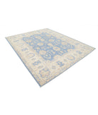 Serenity 8'1'' X 9'9'' Hand-Knotted Wool Rug 8'1'' x 9'9'' (243 X 293) / Blue / Ivory