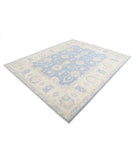 Serenity 8'1'' X 9'9'' Hand-Knotted Wool Rug 8'1'' x 9'9'' (243 X 293) / Blue / Ivory