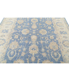 Serenity 8'1'' X 9'9'' Hand-Knotted Wool Rug 8'1'' x 9'9'' (243 X 293) / Blue / Ivory