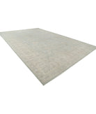 Serenity 13'2'' X 20'6'' Hand-Knotted Wool Rug 13'2'' x 20'6'' (395 X 615) / Green / Ivory