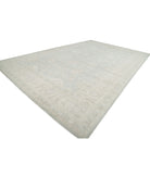 Serenity 13'2'' X 20'6'' Hand-Knotted Wool Rug 13'2'' x 20'6'' (395 X 615) / Green / Ivory