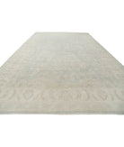 Serenity 13'2'' X 20'6'' Hand-Knotted Wool Rug 13'2'' x 20'6'' (395 X 615) / Green / Ivory