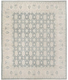 Serenity 12'10'' X 15'7'' Hand-Knotted Wool Rug 12'10'' x 15'7'' (385 X 468) / Green / Ivory