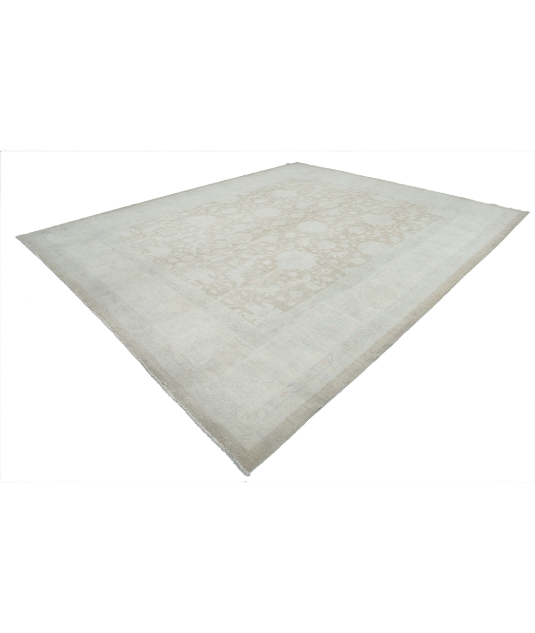 Serenity 11'9'' X 14'4'' Hand-Knotted Wool Rug 11'9'' x 14'4'' (353 X 430) / Taupe / Ivory