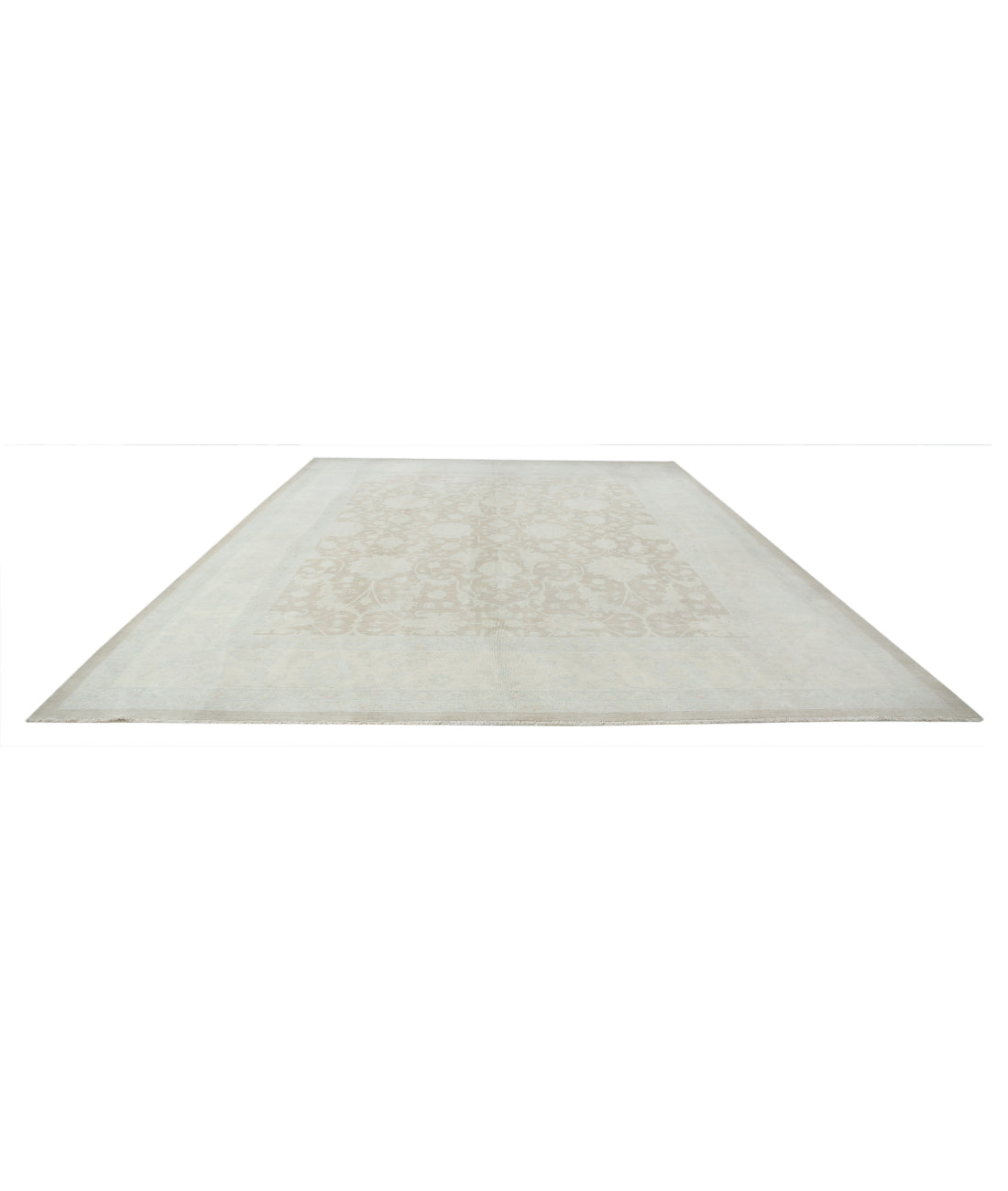 Serenity 11'9'' X 14'4'' Hand-Knotted Wool Rug 11'9'' x 14'4'' (353 X 430) / Taupe / Ivory