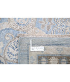 Serenity 14'1'' X 18'9'' Hand-Knotted Wool Rug 14'1'' x 18'9'' (423 X 563) / Blue / Ivory