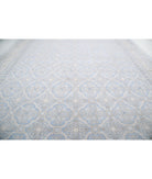 Serenity 14'1'' X 18'9'' Hand-Knotted Wool Rug 14'1'' x 18'9'' (423 X 563) / Blue / Ivory