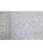 Serenity 14'1'' X 18'9'' Hand-Knotted Wool Rug 14'1'' x 18'9'' (423 X 563) / Blue / Ivory