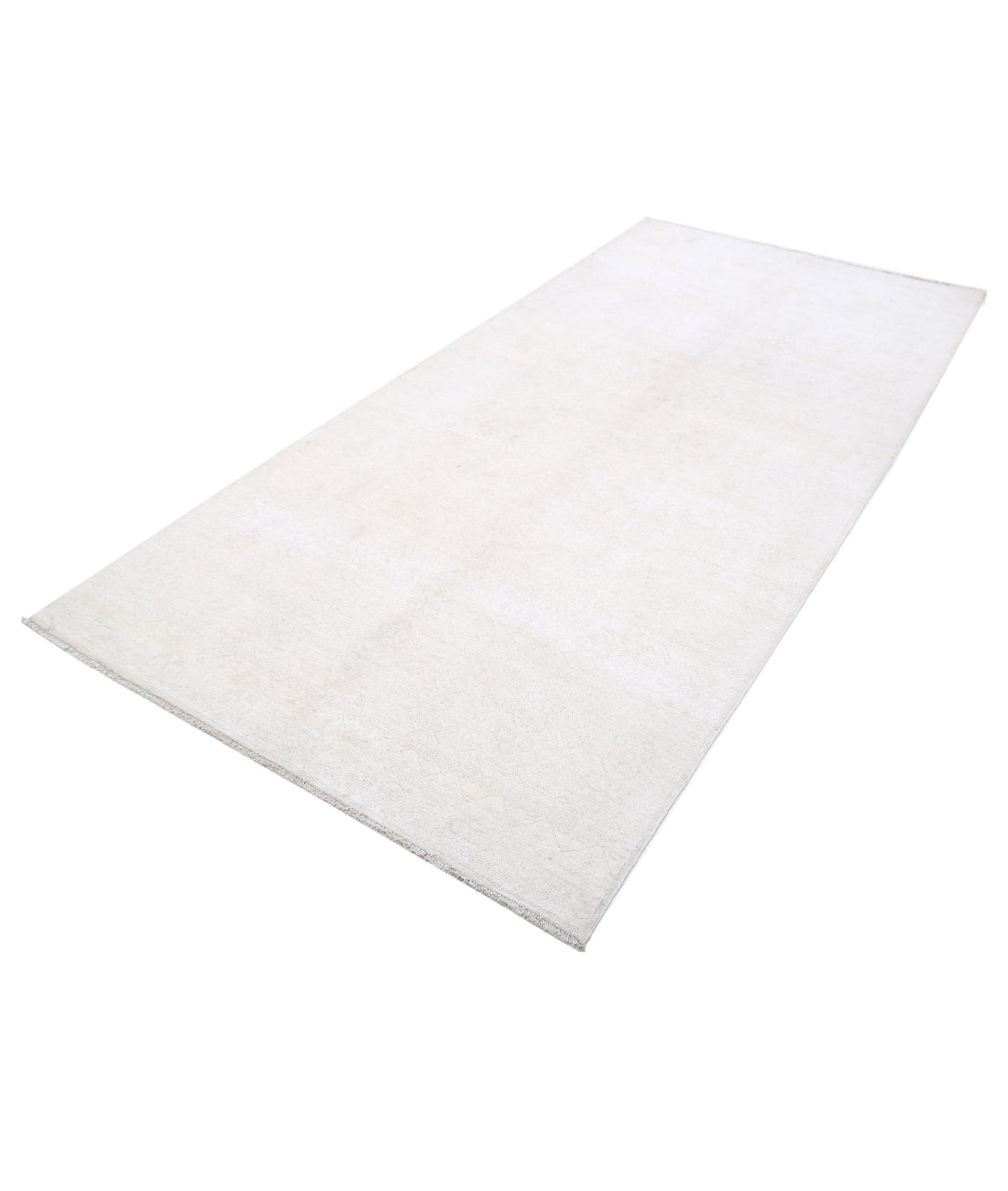 Serenity 4'6'' X 9'6'' Hand-Knotted Wool Rug 4'6'' x 9'6'' (135 X 285) / Ivory / Taupe