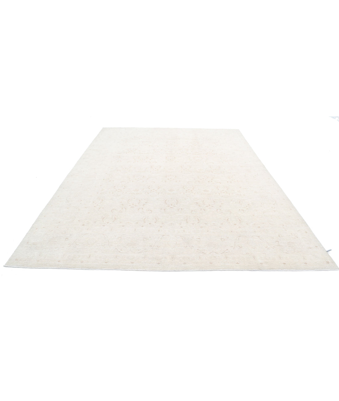 Serenity 8'7'' X 11'8'' Hand-Knotted Wool Rug 8'7'' x 11'8'' (258 X 350) / Ivory / Taupe