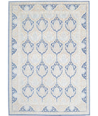 Serenity 9'8'' X 13'7'' Hand-Knotted Wool Rug 9'8'' x 13'7'' (290 X 408) / Blue / Gold