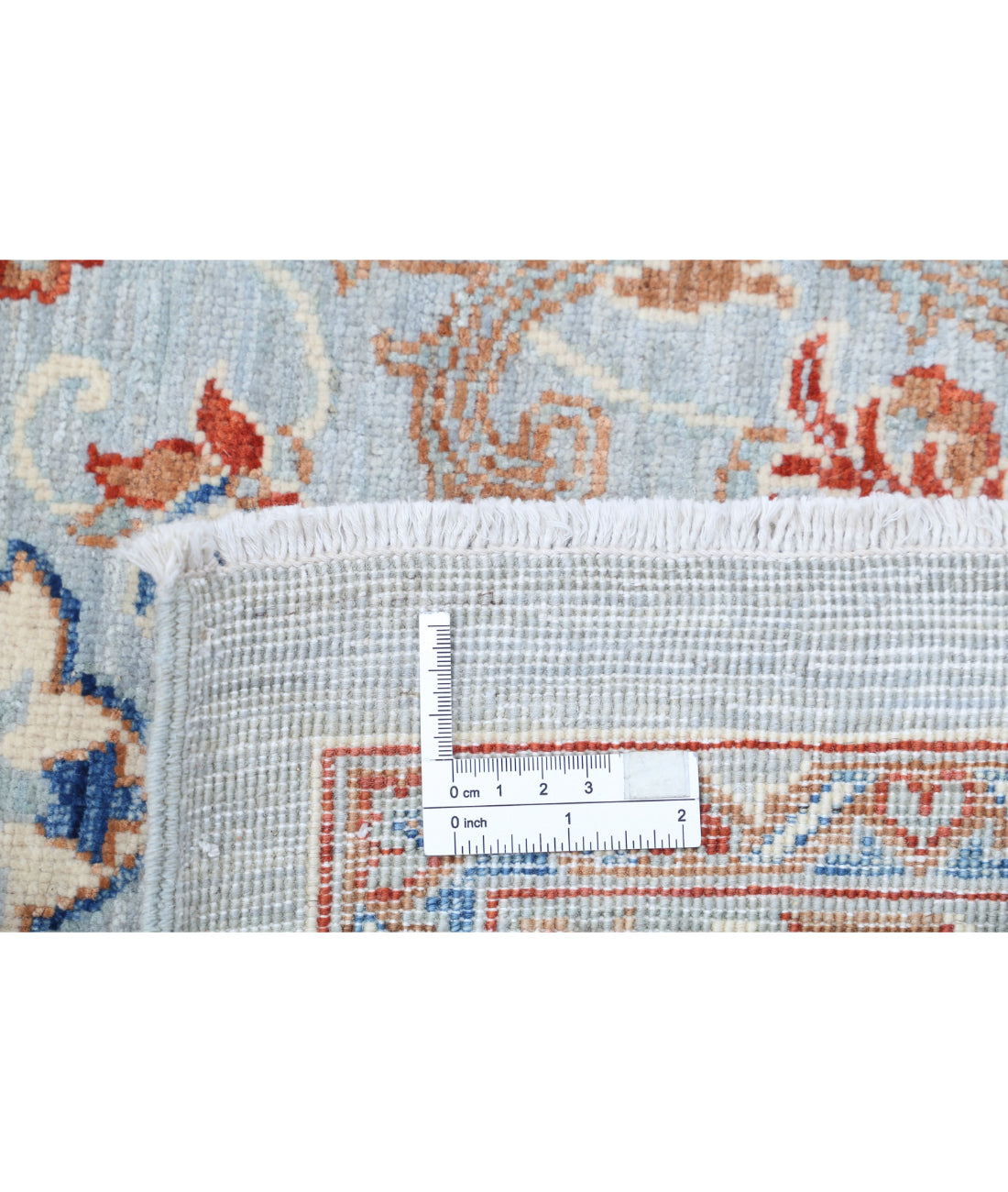 Ariana 8'10'' X 11'4'' Hand-Knotted Wool Rug 8'10'' x 11'4'' (265 X 340) / Grey / Blue