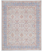 Ariana 8'10'' X 11'4'' Hand-Knotted Wool Rug 8'10'' x 11'4'' (265 X 340) / Grey / Blue