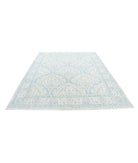 Serenity 7'9'' X 9'6'' Hand-Knotted Wool Rug 7'9'' x 9'6'' (233 X 285) / Ivory / Blue