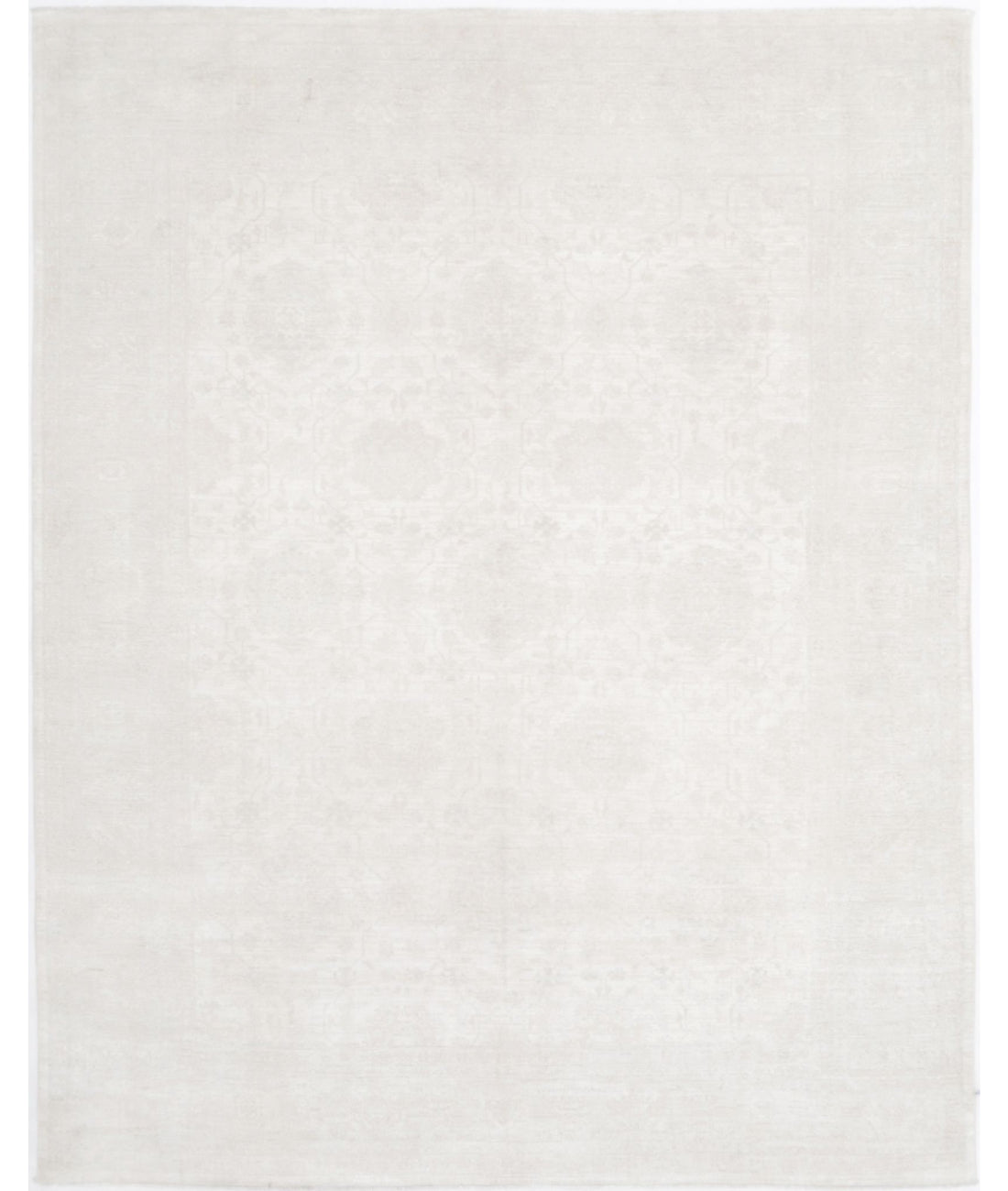 Serenity 8'9'' X 10'11'' Hand-Knotted Wool Rug 8'9'' x 10'11'' (263 X 328) / Ivory / Ivory