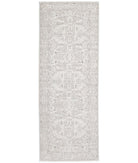 Serenity 3'4'' X 9'10'' Hand-Knotted Wool Rug 3'4'' x 9'10'' (100 X 295) / Ivory / Taupe