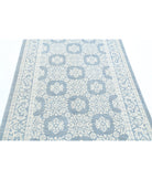 Serenity 4'4'' X 6'6'' Hand-Knotted Wool Rug 4'4'' x 6'6'' (130 X 195) / Blue / Ivory