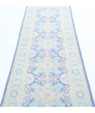 Serenity 2'8'' X 9'7'' Hand-Knotted Wool Rug 2'8'' x 9'7'' (80 X 288) / Blue / Teal