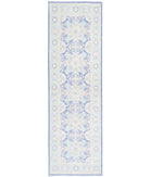 Serenity 2'8'' X 9'7'' Hand-Knotted Wool Rug 2'8'' x 9'7'' (80 X 288) / Blue / Teal