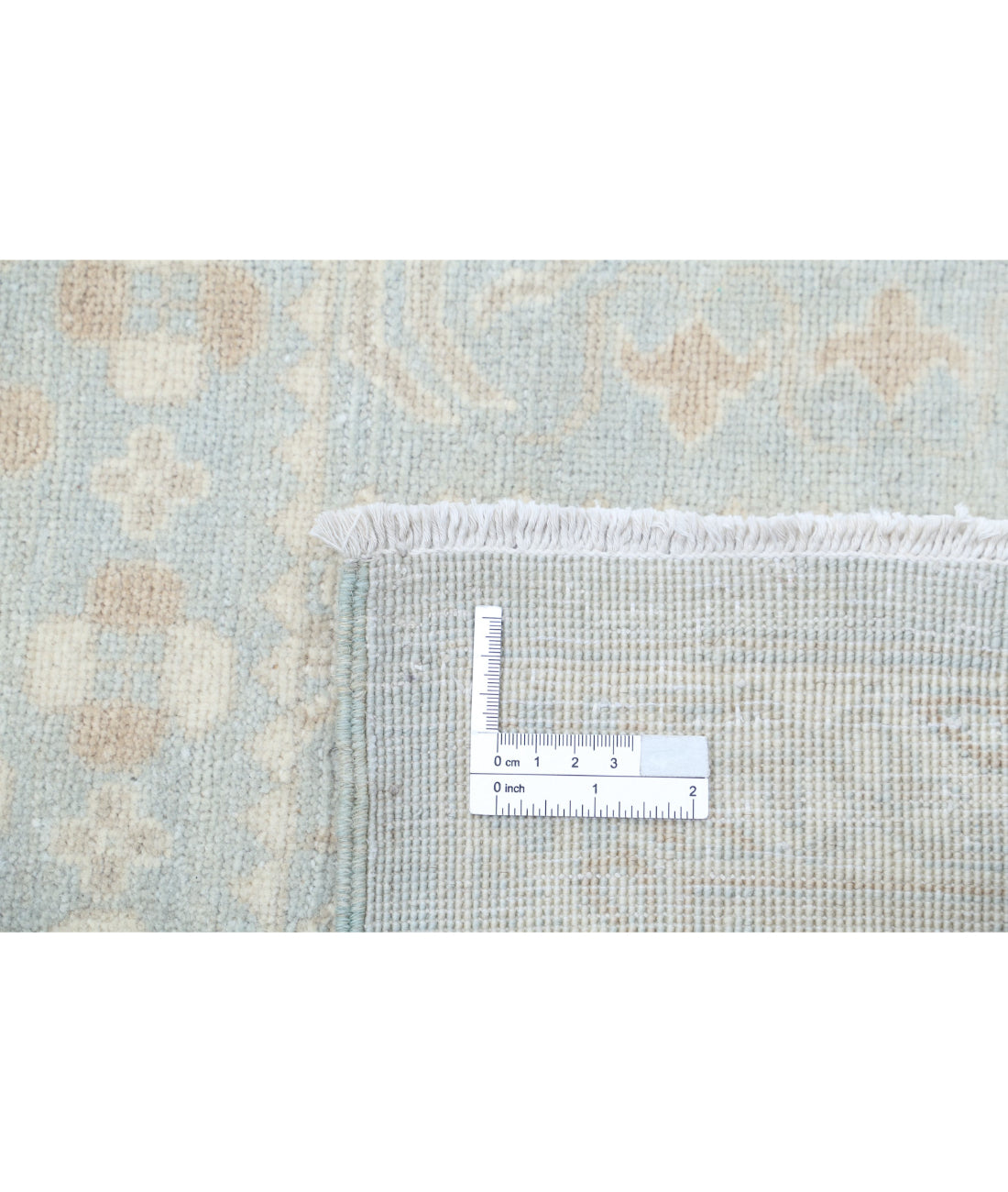 Mamluk 6'2'' X 8'10'' Hand-Knotted Wool Rug 6'2'' x 8'10'' (185 X 265) / Blue / Ivory