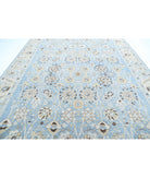 Serenity 10'1'' X 13'4'' Hand-Knotted Wool Rug 10'1'' x 13'4'' (303 X 400) / Teal / Ivory