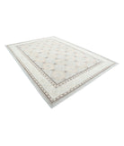 Serenity 8'3'' X 11'2'' Hand-Knotted Wool Rug 8'3'' x 11'2'' (248 X 335) / Silver / Ivory