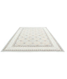 Serenity 8'3'' X 11'2'' Hand-Knotted Wool Rug 8'3'' x 11'2'' (248 X 335) / Silver / Ivory