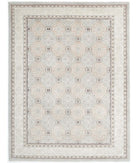 Serenity 8'3'' X 11'2'' Hand-Knotted Wool Rug 8'3'' x 11'2'' (248 X 335) / Silver / Ivory