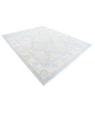 Serenity 9'2'' X 11'5'' Hand-Knotted Wool Rug 9'2'' x 11'5'' (275 X 343) / Ivory / Blue