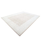 Serenity 10'1'' X 13'4'' Hand-Knotted Wool Rug 10'1'' x 13'4'' (303 X 400) / Brown / Ivory