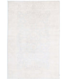 Serenity 6'0'' X 8'11'' Hand-Knotted Wool Rug 6'0'' x 8'11'' (180 X 268) / Grey / Ivory