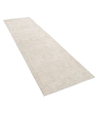 Serenity 3'0'' X 9'10'' Hand-Knotted Wool Rug 3'0'' x 9'10'' (90 X 295) / Ivory / Grey