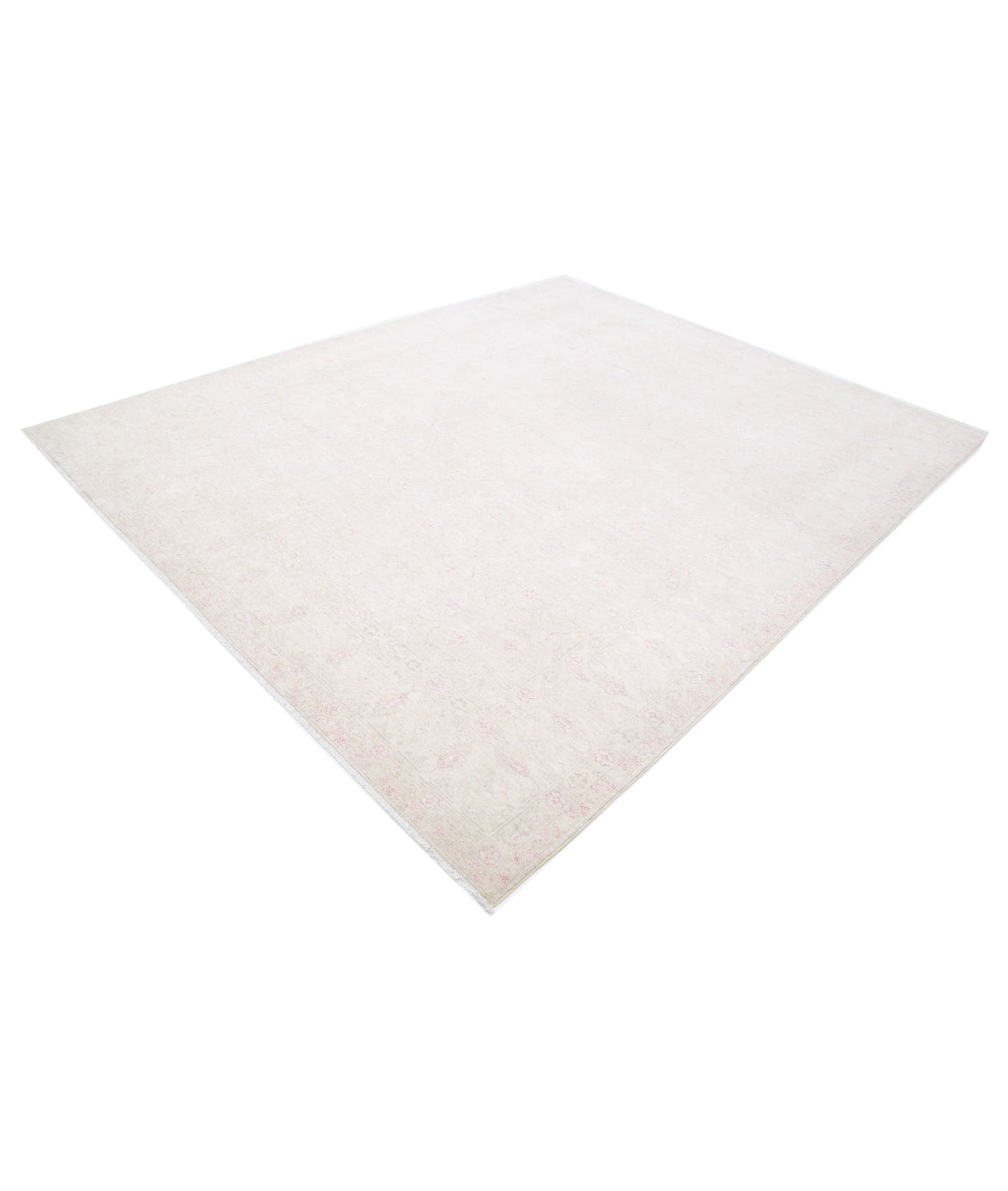 Serenity 8'3'' X 10'0'' Hand-Knotted Wool Rug 8'3'' x 10'0'' (248 X 300) / Ivory / Pink