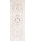 Mamluk 3'1'' X 9'6'' Hand-Knotted Wool Rug 3'1'' x 9'6'' (93 X 285) / Ivory / Taupe