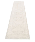 Serenity 2'4'' X 10'2'' Hand-Knotted Wool Rug 2'4'' x 10'2'' (70 X 305) / Ivory / Taupe