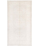 Serenity 5'0'' X 9'8'' Hand-Knotted Wool Rug 5'0'' x 9'8'' (150 X 290) / Ivory / Grey