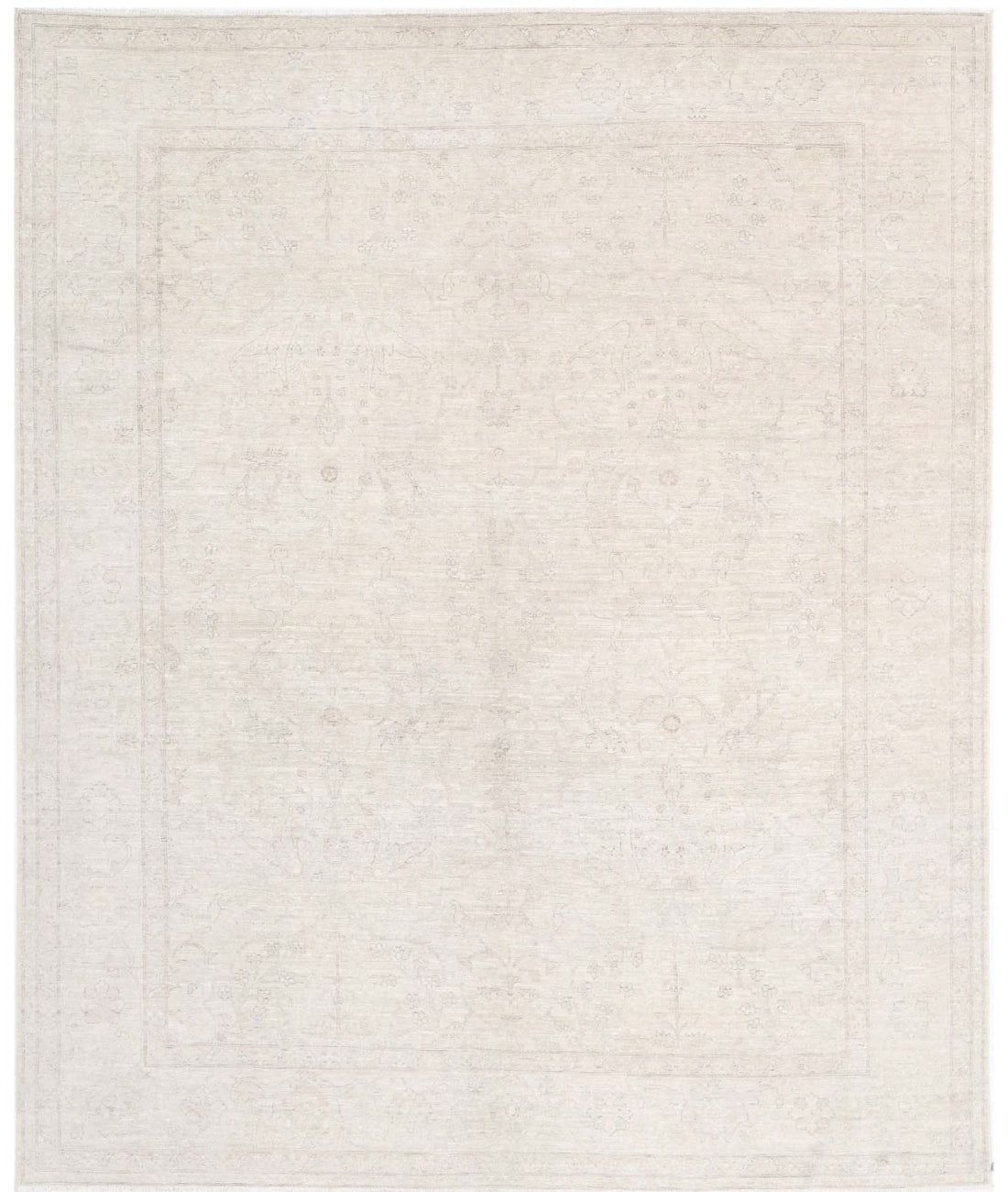 Serenity 7'10'' X 9'9'' Hand-Knotted Wool Rug 7'10'' x 9'9'' (235 X 293) / Ivory / Taupe