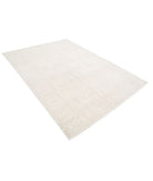 Serenity 6'2'' X 8'9'' Hand-Knotted Wool Rug 6'2'' x 8'9'' (185 X 263) / Ivory / Grey