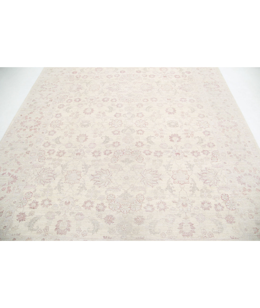 Serenity 8'0'' X 9'5'' Hand-Knotted Wool Rug 8'0'' x 9'5'' (240 X 283) / Ivory / Brown